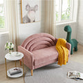 Michala Upholstered Loveseat, 31.5" H x 49.6" W x 30.7" D, Pink Polyester  Michala Upholstered Loveseat