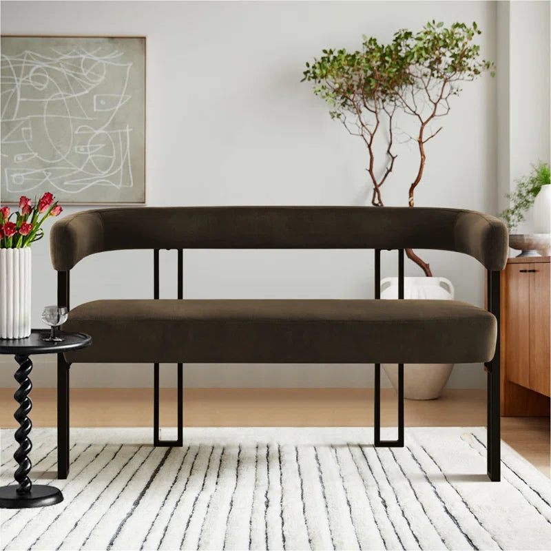 48.5'' Upholstered Frame Arm Loveseat for 2-Person