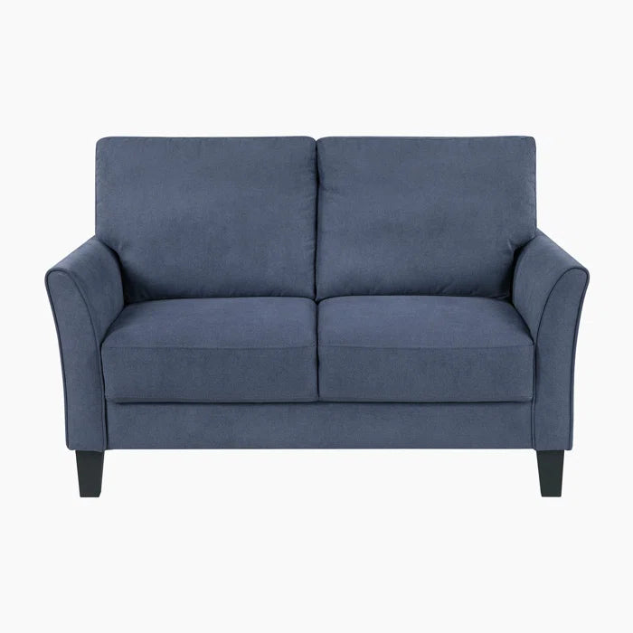 Laffey 56" Modern Upholstered Loveseat – Compact 2-Seater Sofa with Plush Cushions & Sturdy Wood Frame